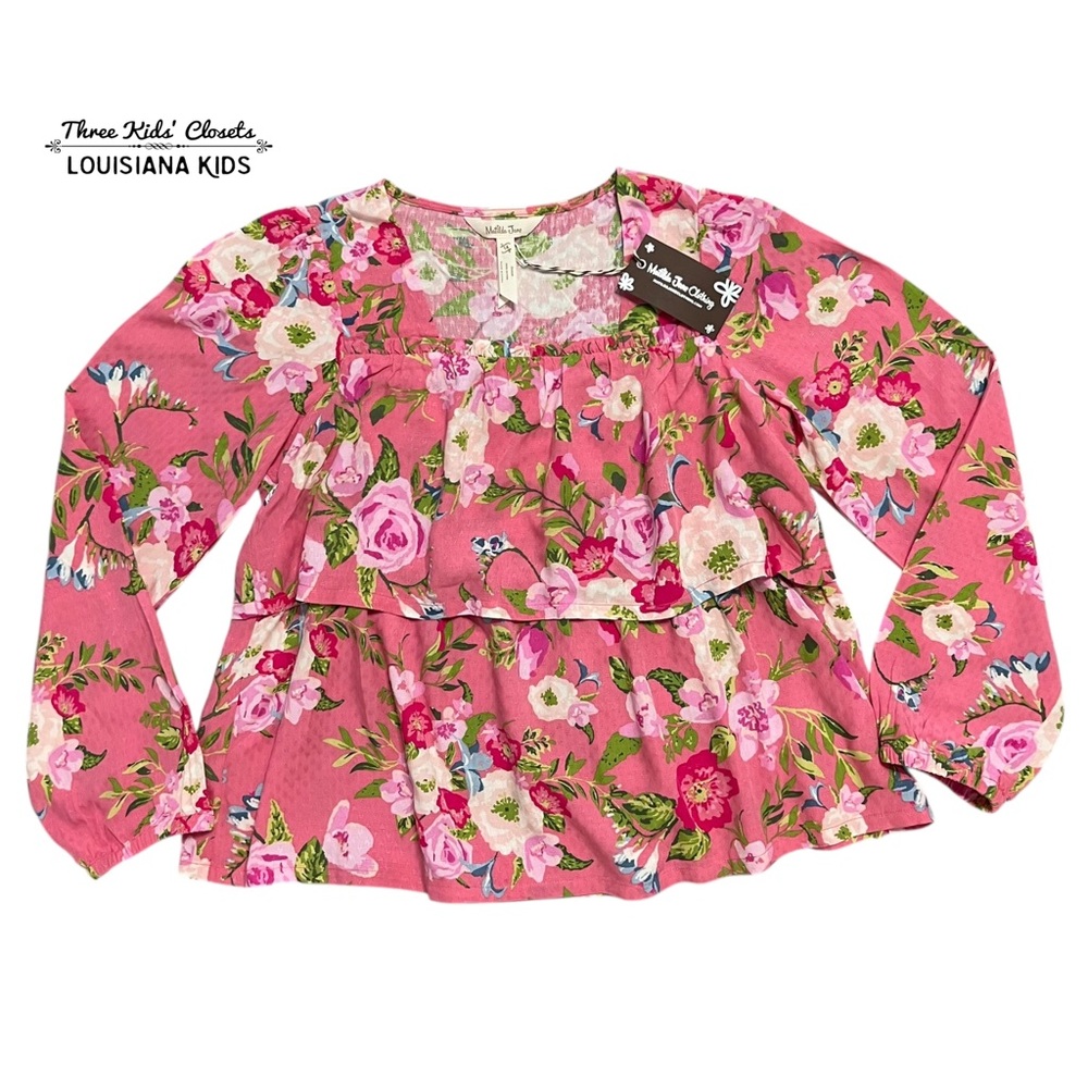 NEW Matilda Jane 14Y Enchanted Garden Always Blooming Floral Top